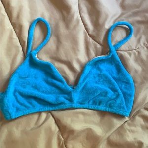 J Crew Women’s 1989 French Terry Bikini Top M